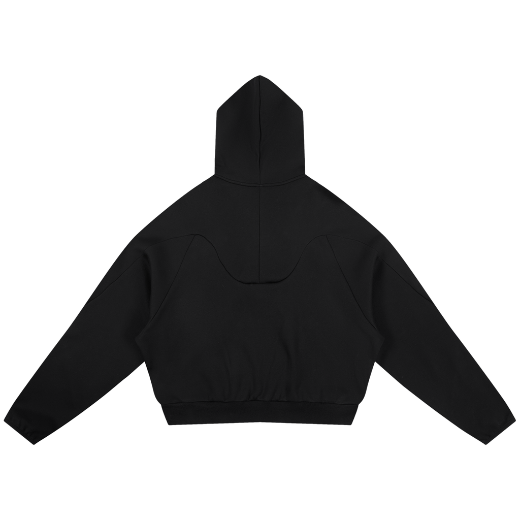Black Framework Hoodie