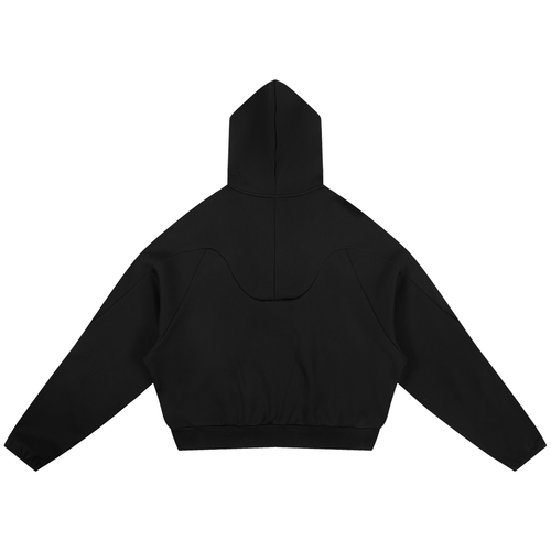 Black Framework Hoodie
