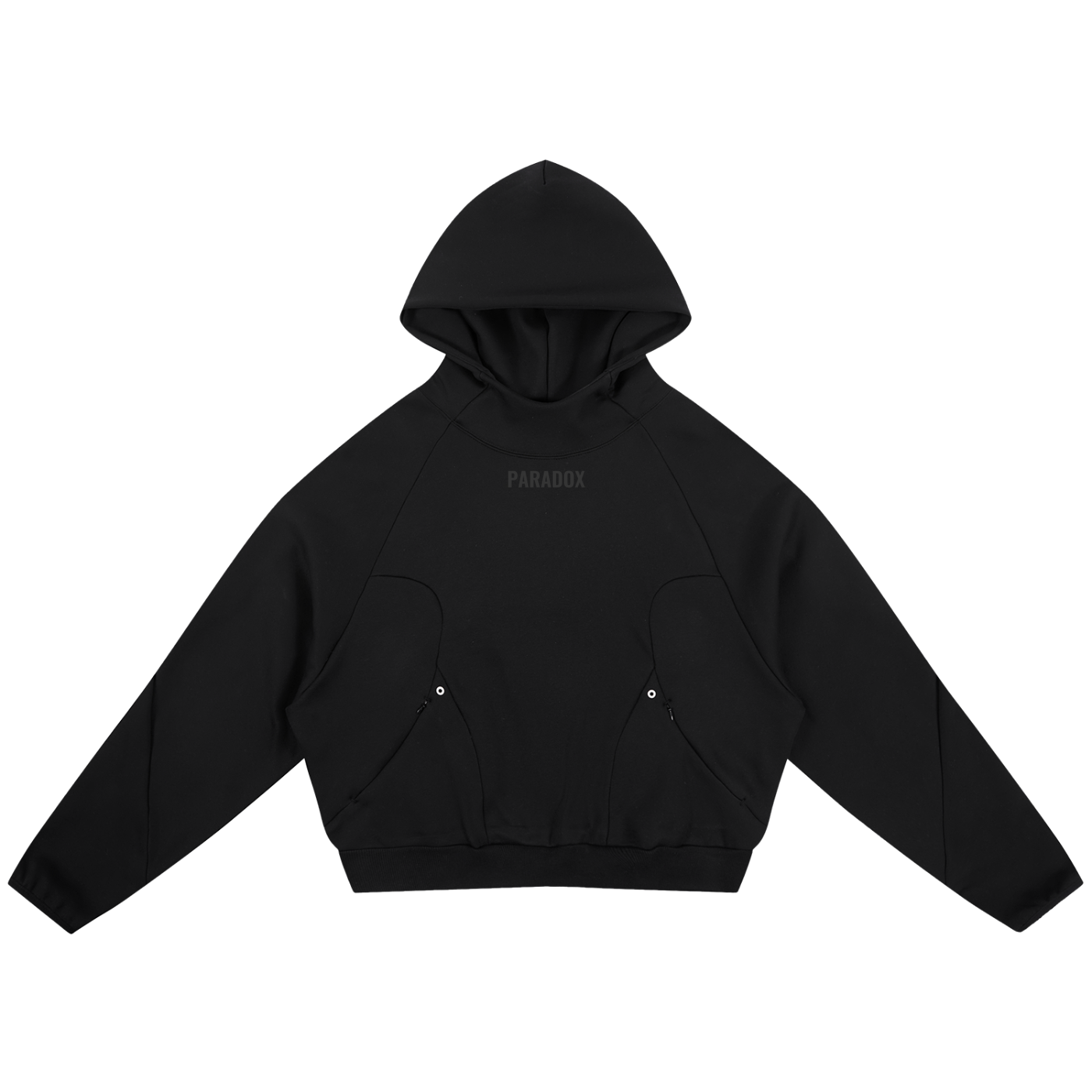 Black Framework Hoodie
